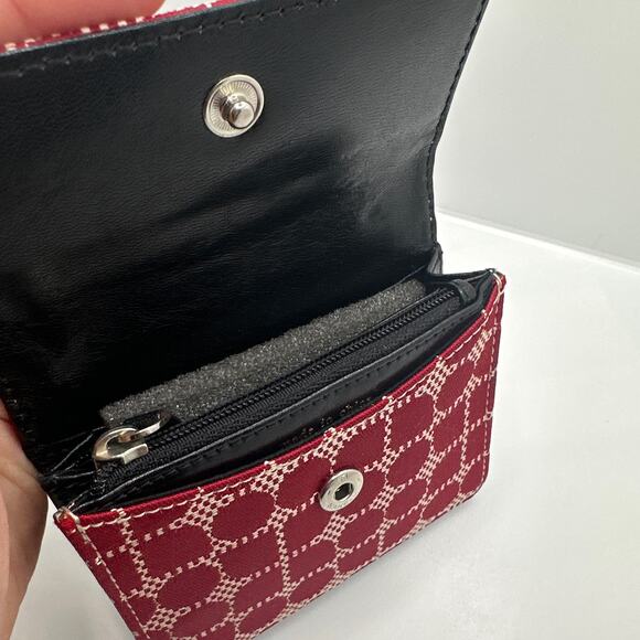 KATE SPADE New York Red Small Wallet w/ Keychain - Picture 5 of 8